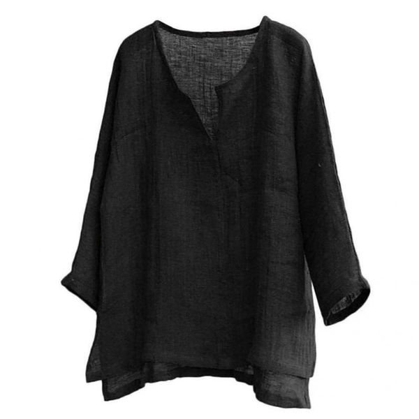 

men's casual shirts fashion shirt solid color chinese style skin-friendly v neck loose men, White;black