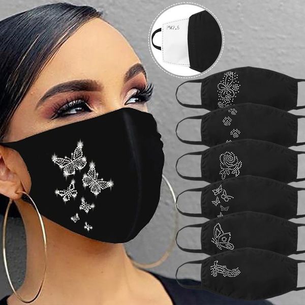 

carbon fiber face outdoor against-haze lightweight mask dust mouth health care cycling breathable mascarillas caps & masks, Black