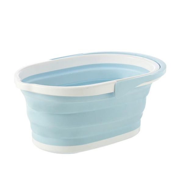 

buckets portable folding car wash bucket household mop rectangular thickened foldable plastic water storage