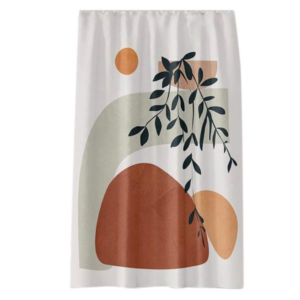 

shower curtains modern abstract fabric curtain - aesthetic boho cute bathroom