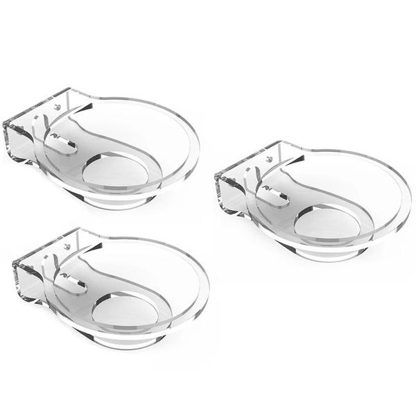 

wall mount holder for dot 4th gen&homepod mini,3 pcs acrylic stand shelf accessories kitchen,bathroom computer speakers