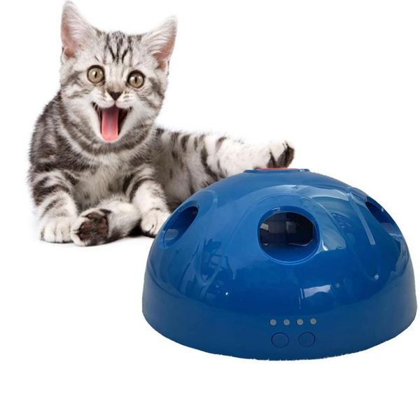 

pet automatic cat interactive playing toys scratching mice electronic rotating teaser toy supplies(not include battery)