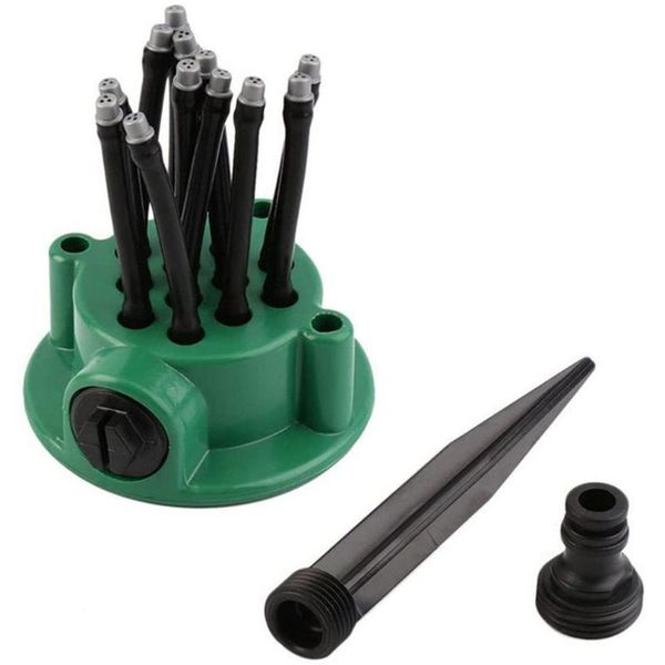 

watering equipments 360 degree garden automatic multi-head sprinkler gardening tool irrigation spray shower