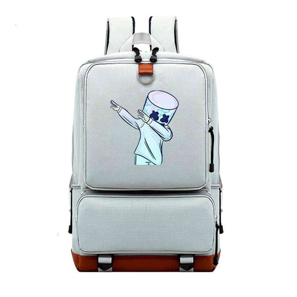 

korean student schoolbag american action hip hop gesture dab backpack outdoor travel bag creative pattern