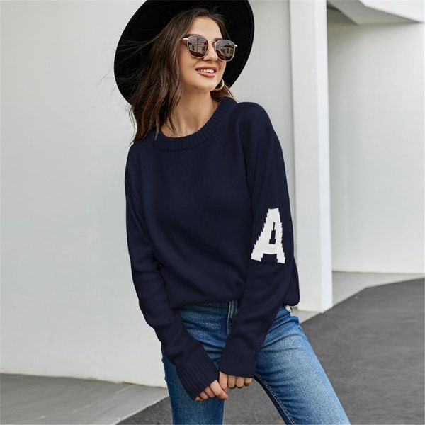

women's sweaters elegant comfy a sweater loose knitted long sleeve pullovers round neck streetwear jumpers pull femme korean fashion, White;black