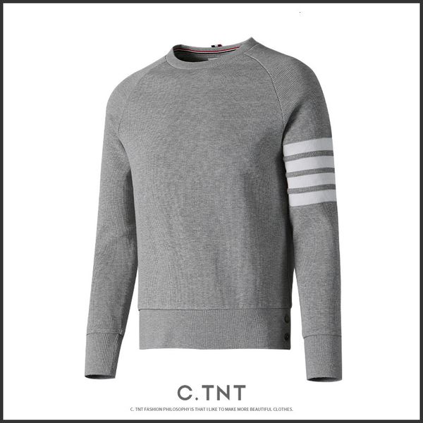 

hoodies tb autumn youth pure color garden collar sweater, Black