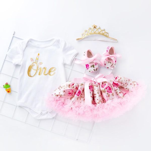 

clothing sets 0-24m baby girl valentine's day clothes set born heart rose birthday tutu dress, White