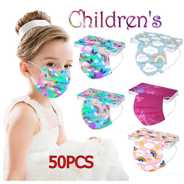 

mascarillas kids children's masque face masque 3ply ear loop 50pcs masque halloween cosplay mascarilla customize cubrebocas