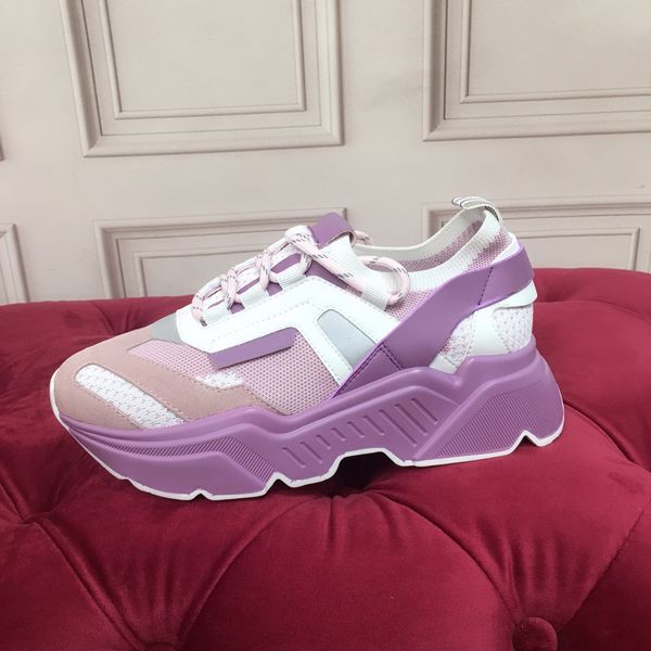 

designer high-quality trendy casual couple shoes, contrast color stitching, fashionable and versatile, comfortable wear-resistant, size 35-4, Black