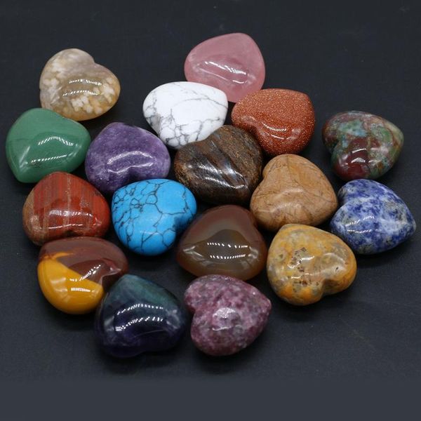 

other selling natural fashion stone ornaments peach heart shape diy making bracelet necklace jewelry accessories 30x30mm