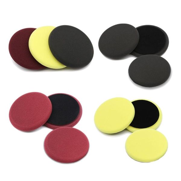 

car sponge 3pcs/set 6"sponge foam polishing pads buffing buffer for beauty waxing polish