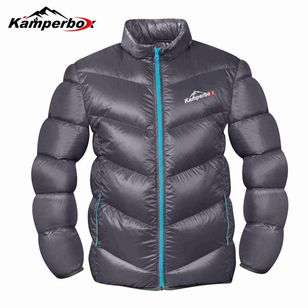 

kamperbox doudoune men's jacket dou camping equipment, Black