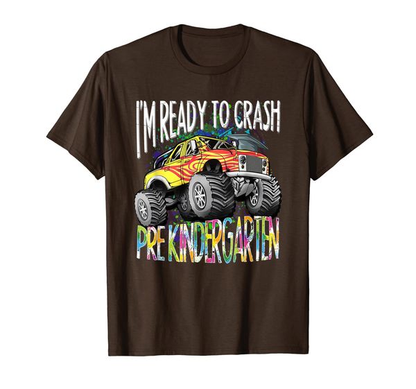 

i'm ready to crush pre-kindergarten back to school t-shirt, White;black
