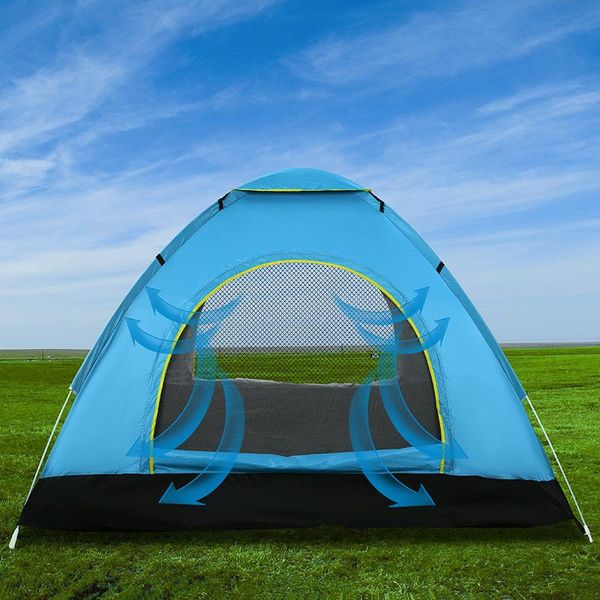 

ultra-lightweight fully automatic 2-4 person tent three seconds to build beach camping hand-thrown portable camp windproof tents and shelter
