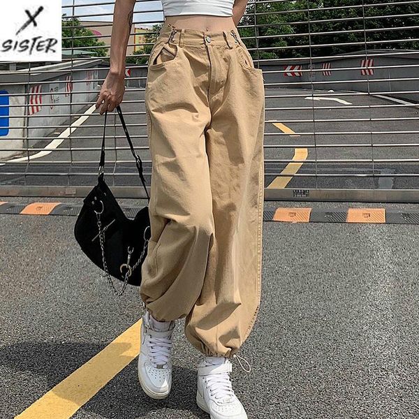 

women's pants street racket hip hop adjustable drawstring legged knickers loose leg long radish & capris, Black;white