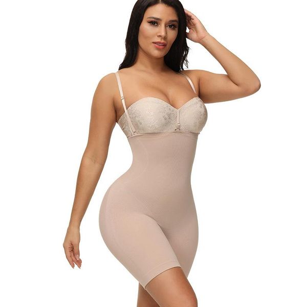 

women's shapers body shaper bodysuit shapewear seamless waist trainer pulling corset slimming belly bulifter underwear fajas, Black;white