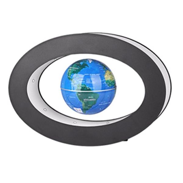 

electronic anti gravity globe magnetic levitation led light children learning home decor decorative objects & figurines