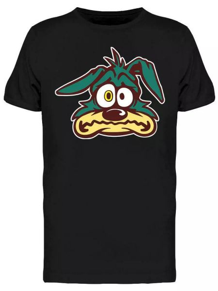 

worried dog tee men's -image by shutterstock, White;black