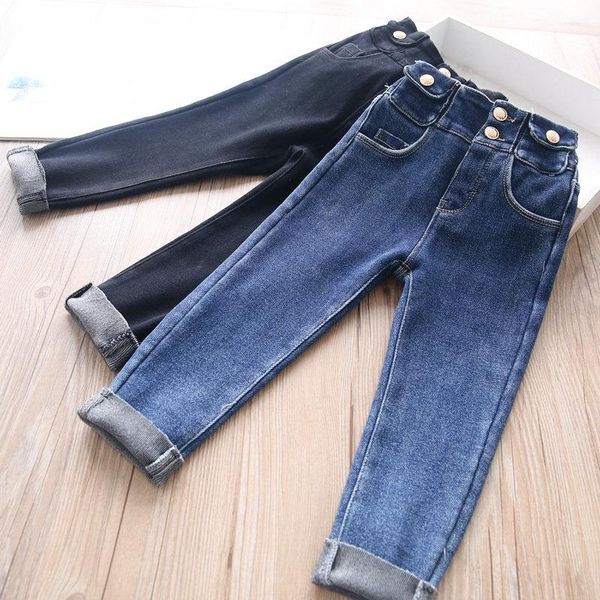 

jeans winter girl children's clothing wholesale, Blue