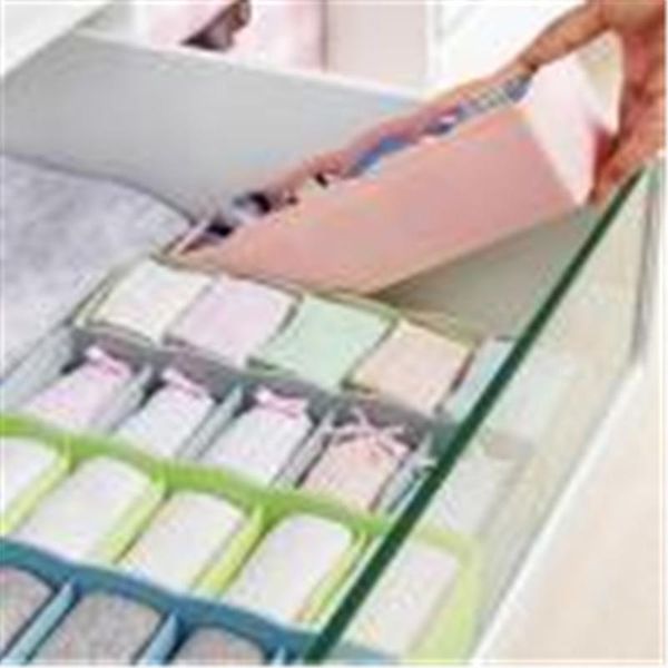 

storage bottles & jars 2021 5 cells plastic organizer box tie bra socks drawer cosmetic divider tidy #0713 b