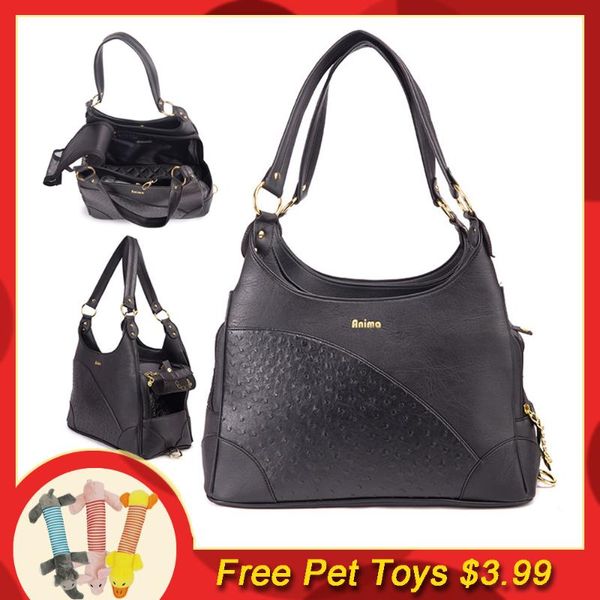 

comfort pet dog carrier outdoor travel breathable handbag mesh faux leather single shoulder bag sling tote car seat covers