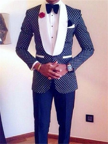 

men's suits & blazers suits (jacket + pants) in a classic suit-fitting suit for the wedding prom fine fit -looking groom's man tux, White;black