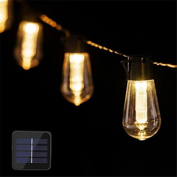 

solar lamps led light outdoor bulb ip65 waterproof garden decoration lighting garland for christmas year