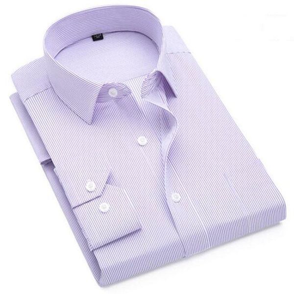 

formal dress long sleeve shirts for fashion men,cotton breathable comfortable striped printed wash and wear slim fit camisa men's, White;black