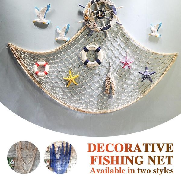 

novelty items creative fashion fishing net sea shell starfish home decoration the mediterranean style wall stickers big hangings