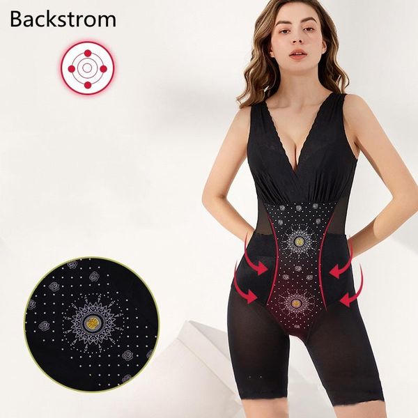 

backstrom women shape-wear lace female bodysuit jumpsuits body shaper postpartum tummy shape slimming corset women's shapers, Black;white
