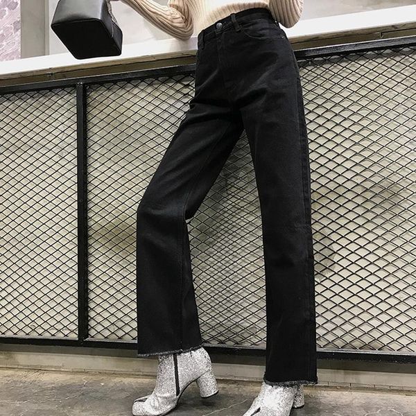 

women's jeans 2021 winter casual thickening trousers high waist denim female boyfriend for women loose woman mom pants, Blue