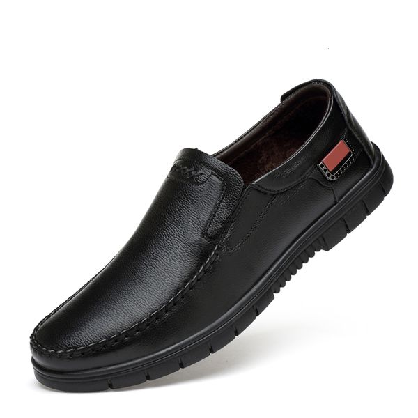 

dress shoes men's leather shoes, casual men's wear-resistant, comfortable, casual, 47-sized 4glb, Black