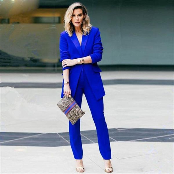 

women's suits & blazers arrival elegant formal work wear slim 2 pcs sets womens business two button blazer female trousers suit office, White;black
