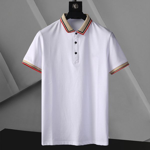 

luxury brand t-shirt short fashion men designer sleeve polo shirts original single lapel shirt men's jacket sportswear jogg, White;black