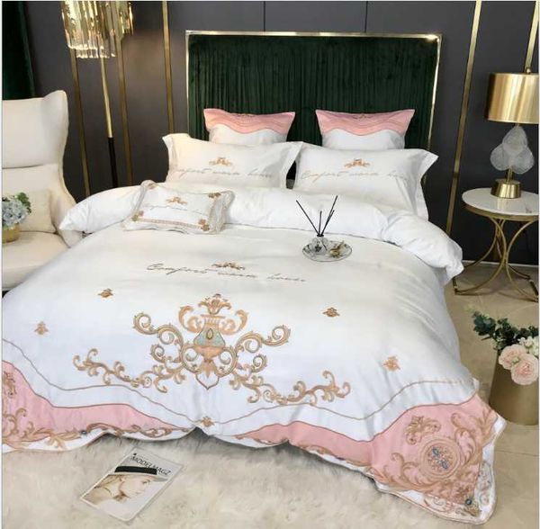 

bedding sets luxury cotton set euro embroidery bed sheet duvet cover king  size bedspread