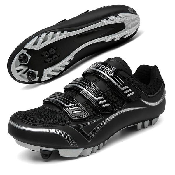 

cycling footwear lock-shoes mtb road bike sneakers unlocked biking, Black