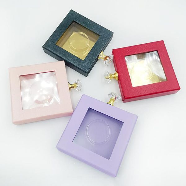 

10pcs square eyelash box wholesale glittering mink eyelashes case makeup 3d false lashes faux cils packaging1