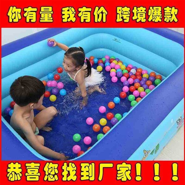 

huoyingtai children's thickened inflatable baby swimming pool household bathtub