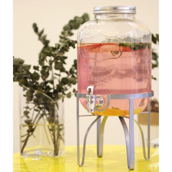 

hooks & rails drink dispenser iron stander party juice tea bucket bracket holder for pub bar cafe wine beer bottle