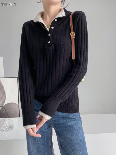

women's sweaters zk1553 fashion 2021 runway luxury european design party style clothing, White;black