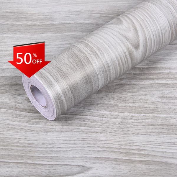 

wallpapers wood grain removable wallpaper pvc self-adhesive wall sticker refurbishment contact paper for door cabinet deskliving room