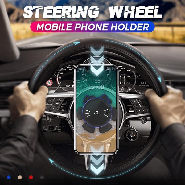 

cell phone mounts & holders magnetic car mount steering wheel universal navigation mini phones stand holder support for bracket in