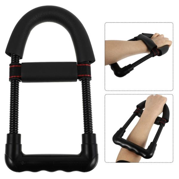 

wrist support 1pc adjustable strength exerciser forearm training fitness equipment, Black;red