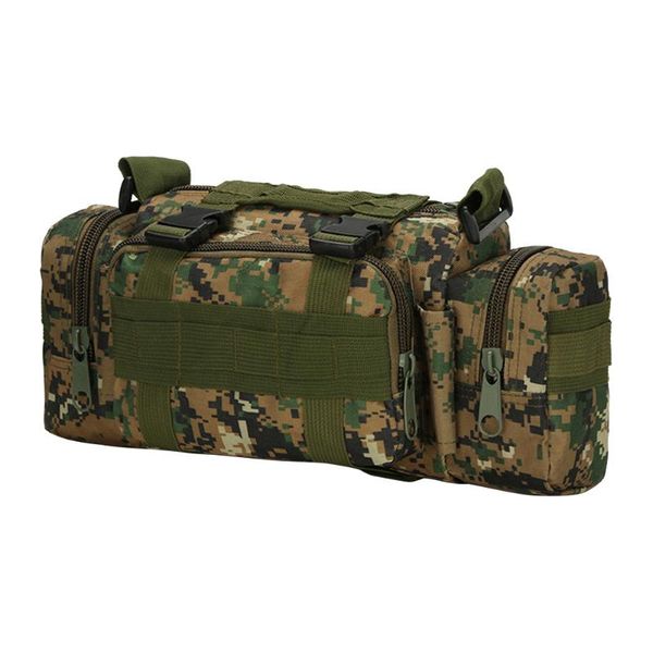 

outdoor bags molle waist pack hunting camping gear gadget storage nylon pouch bag hangable multifunctional sports
