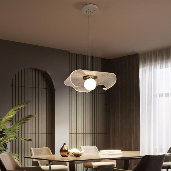 

pendant lamps nordic glass ball led lamp for living dining room bedroom golden lustre acrylic ceiling hanging light indoor decoration