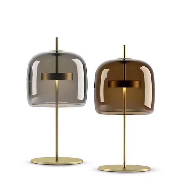 

table lamps modern nordic led stone crystal lamp lampara escritorio tafellamp living room