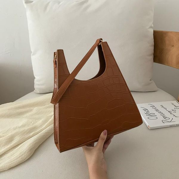 

evening bags ins simple niche one shoulder retro one-shoulder armpit handbags lady