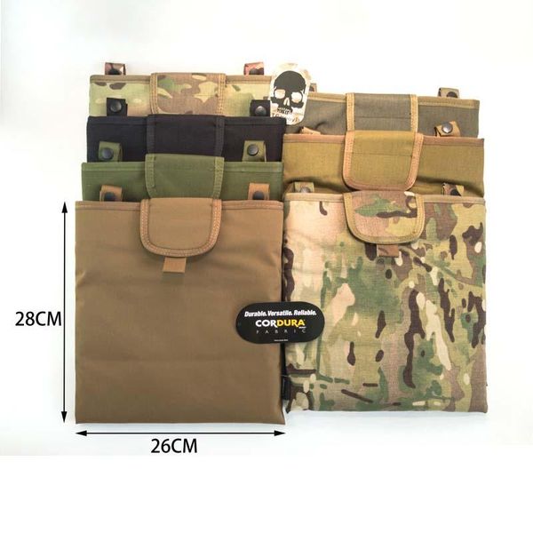 

cycling helmets outdoor multipurpose folding tactical vest molle attachment pouch storage bag cordura dupont fabric