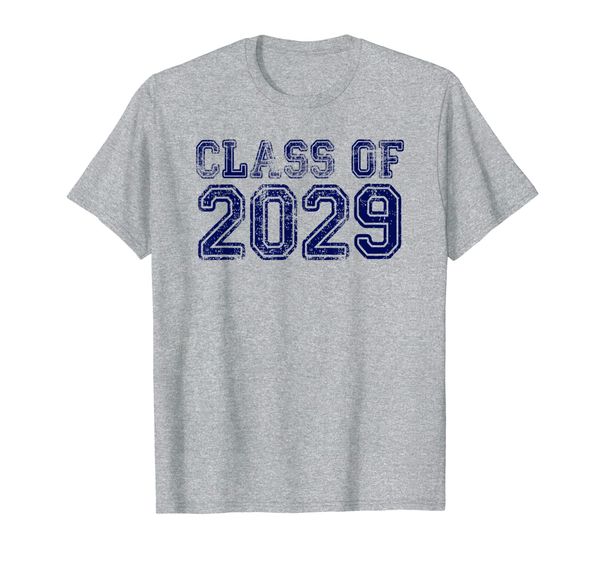 

class of 2029 grow with me graduation year t-shirt, White;black