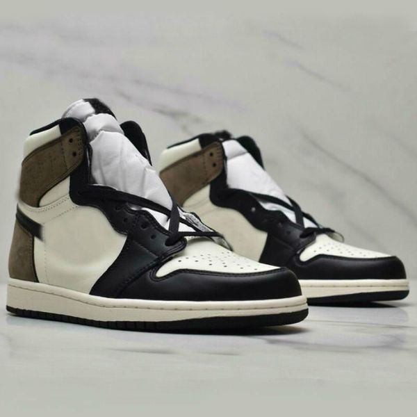 

1 high 1s sail black dark mocha mens boots shoes fashion outdoor sports sneakers